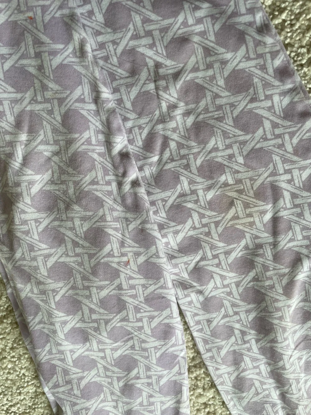 Beaufort Bonnet Co Lavender cane print Pajama Set